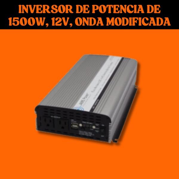 Inversor de Potencia AIMS Power de 1500W 12V onda modificada
