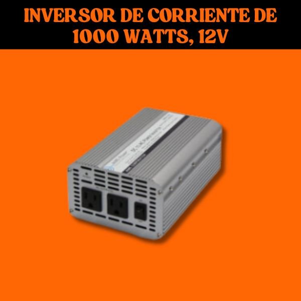 Inversor de corriente de 1000 watts, 12V