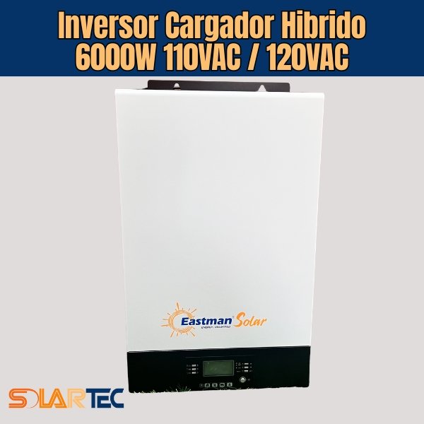 Inversor Cargador Hibrido 6000W 110VAC/120VAC Eastman