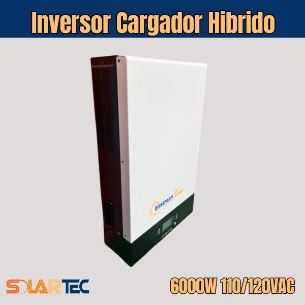 Inversor Cargador Hibrido 6000W 110VAC/120VAC Eastman - Imagen 2
