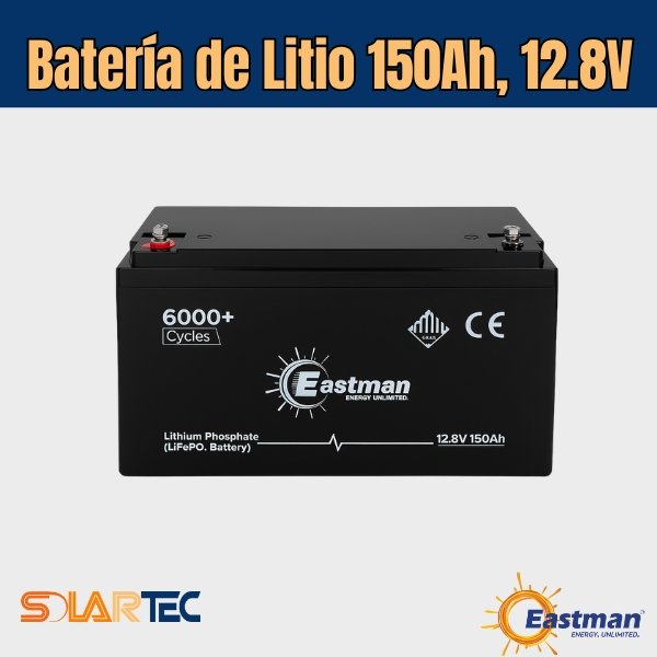 Batería de Litio 150Ah, 12.8V, Eastman