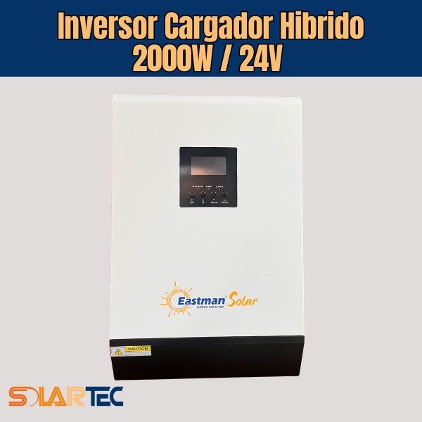 Inversor Cargador Hibrido 2000W/24V Eastman