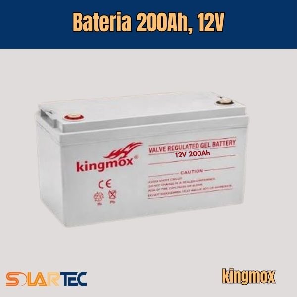 Batería de Gel 200Ah, 12V